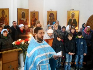 Сретение Господне в Свято-Никольском храме 15.02.2014