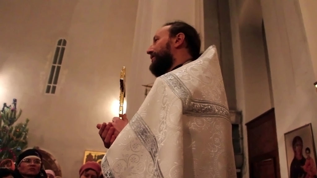 Видео – проповедь отца Сергия в праздник Рождества Господа Бога и Спаса нашего Иисуса Христа